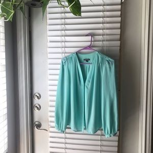 Light blue blouse